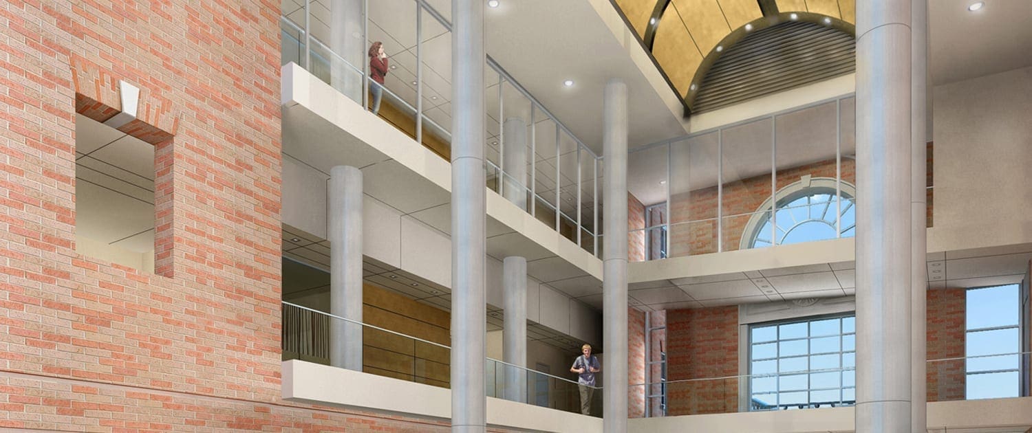 UNT Science Building Interior Rendering