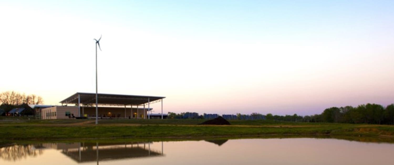 Pond at NTCC Ag Building