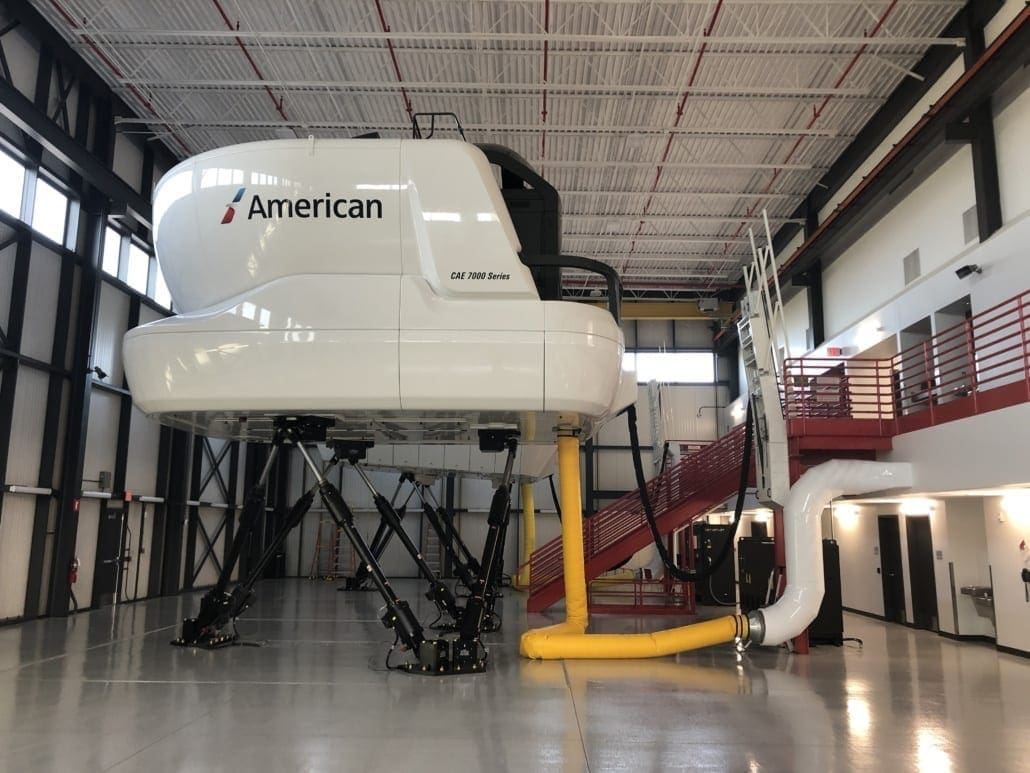 Flight Simulator - American Airlines Flight Training Academy A320 Simulator in AA Flight Training Academy - MEP Aviation Project