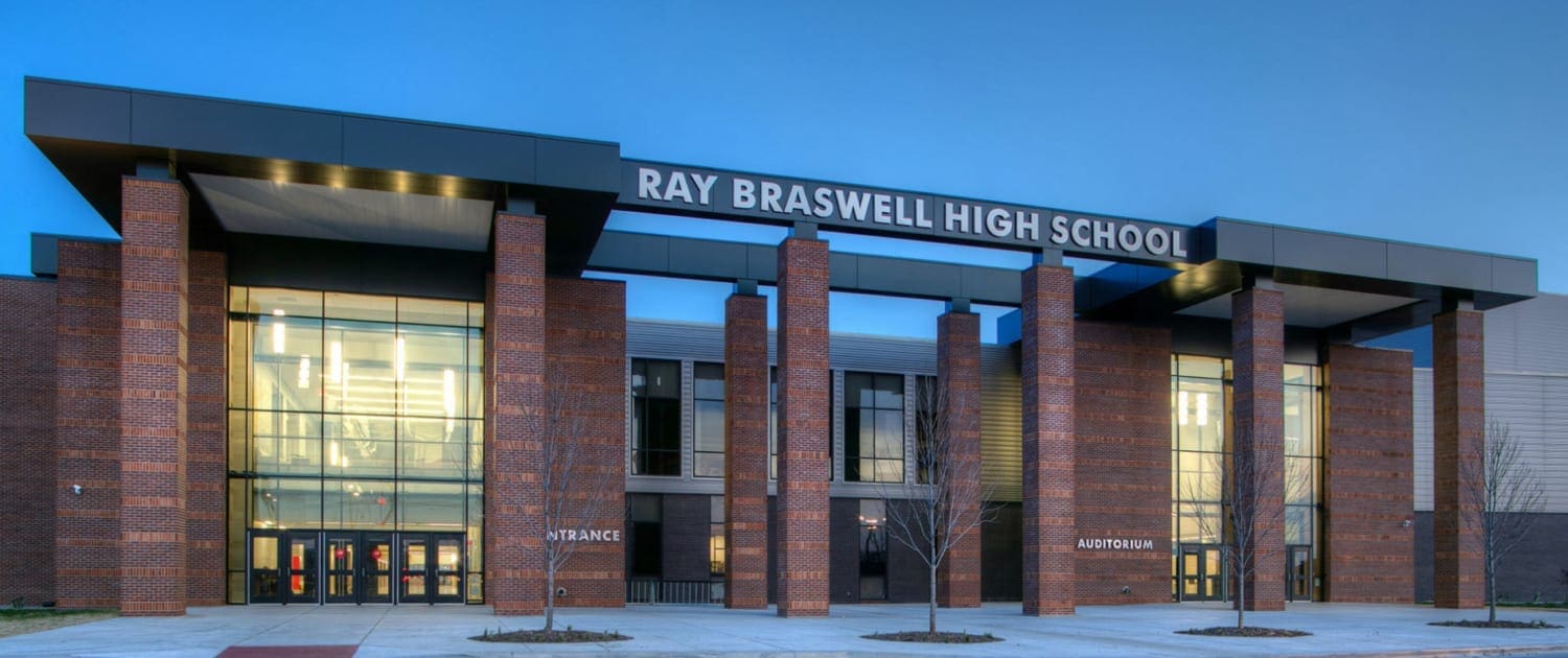 Ray Braswell High School in Denton Texas is a geothermal project designed by RWB Consulting Engineers