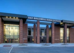 Ray Braswell High School in Denton Texas is a geothermal project designed by RWB Consulting Engineers