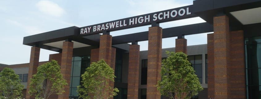 Braswell High School in Aubrey, TX - Exterior