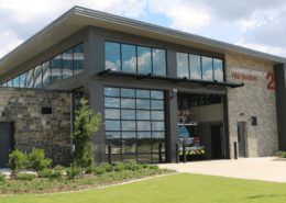 The exterior of Farmers Branch Fire Station No 2