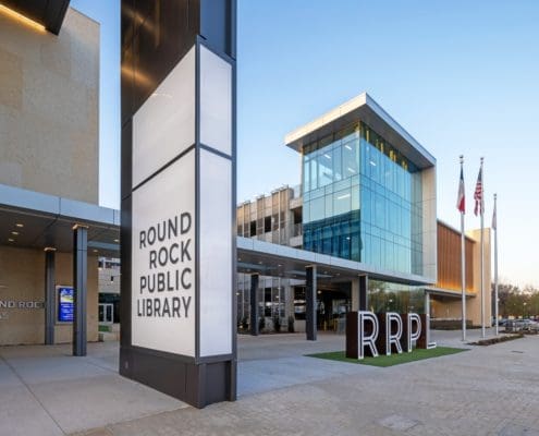 Round Rock Public Library Exterior