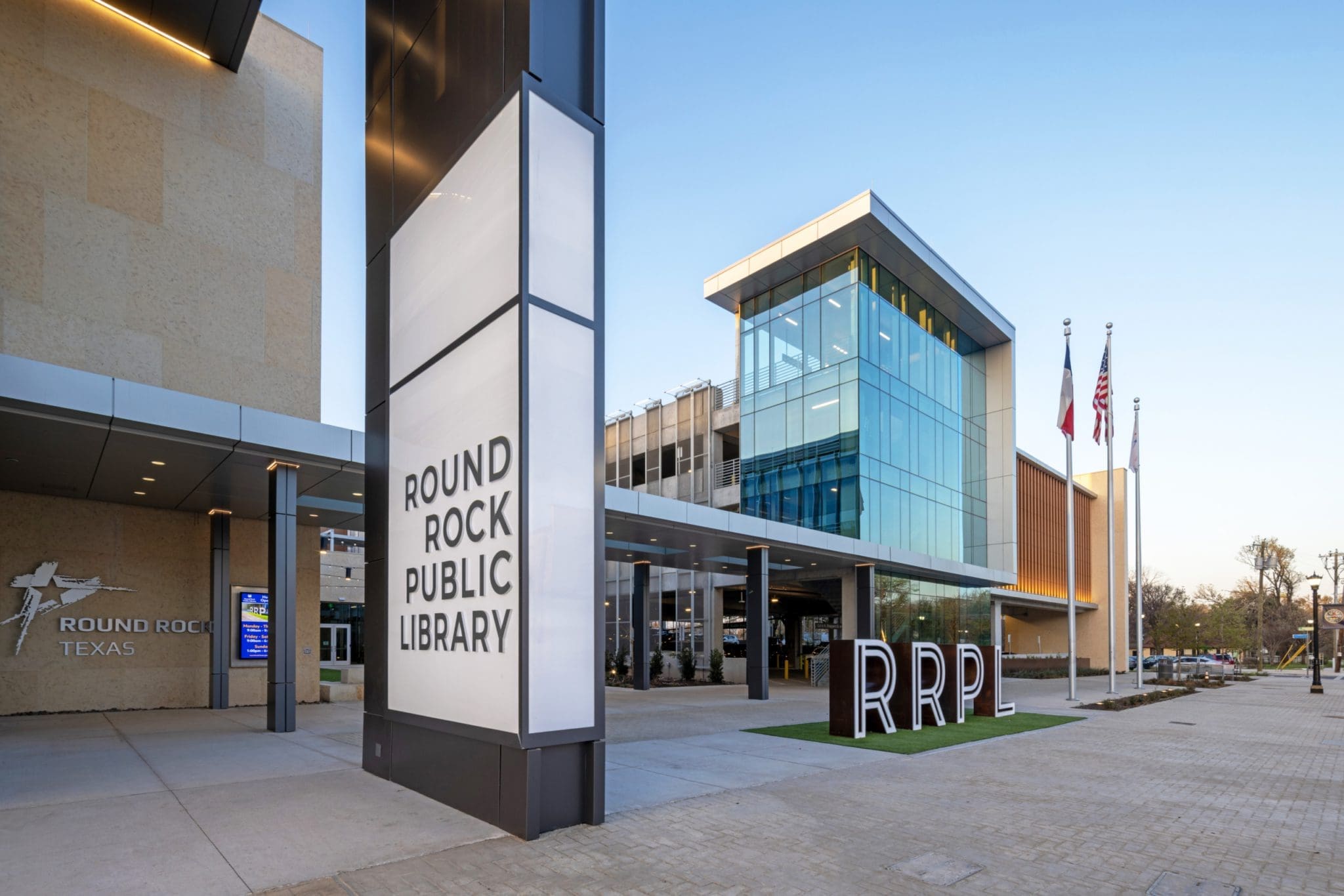 Round Rock Public Library Exterior