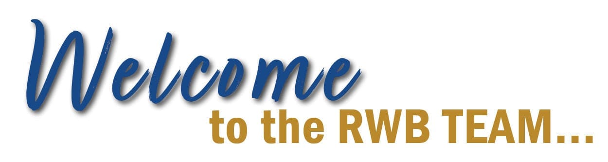 Welcome to the RWB Team