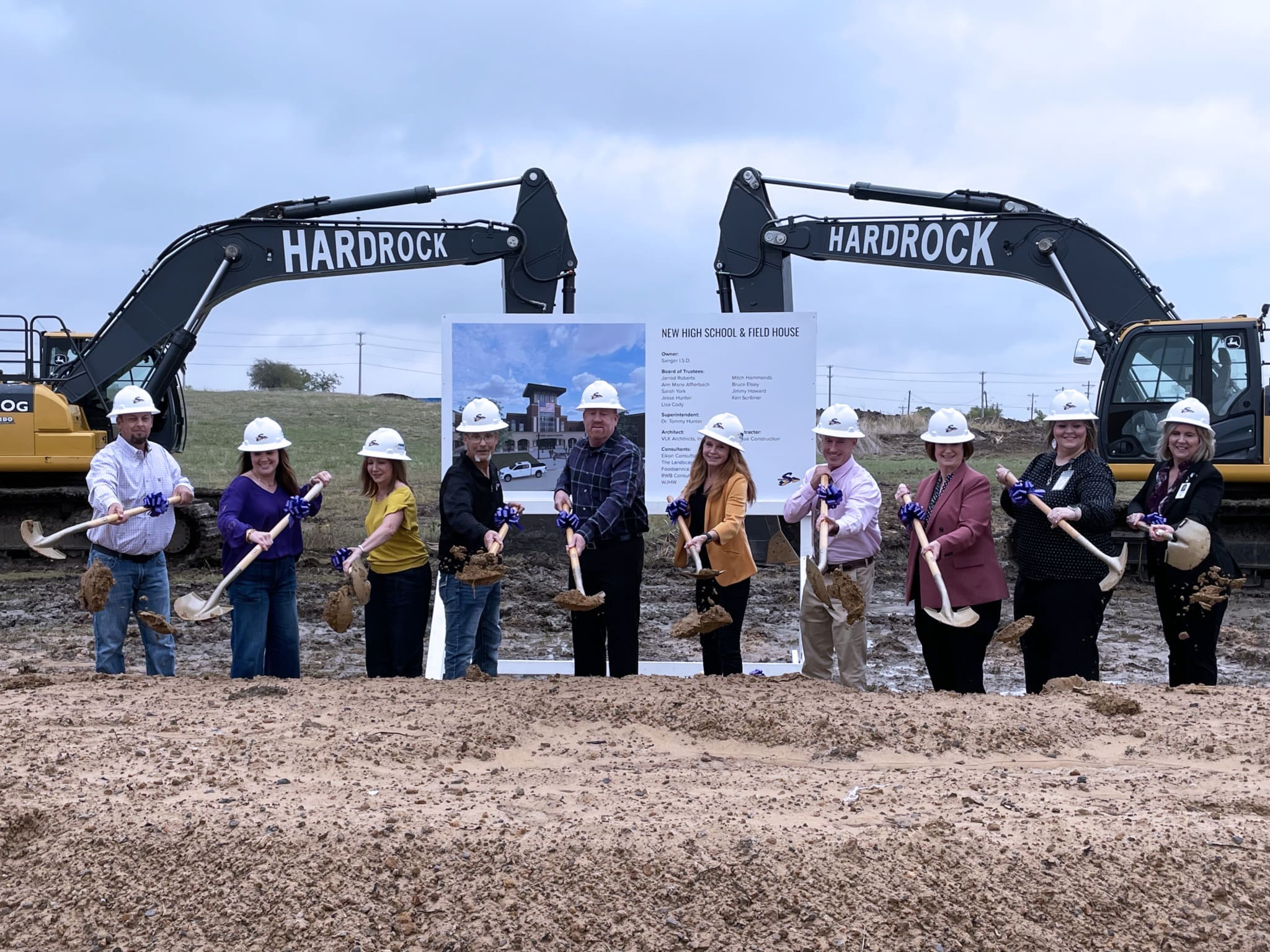 Sanger ISD Groundbreaking Photo